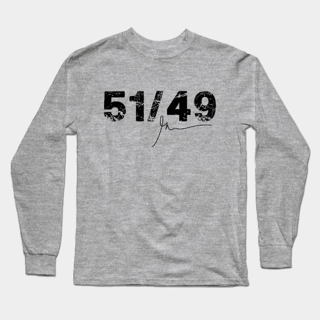 51/49 Give more than you take | Garyvee Long Sleeve T-Shirt by GaryVeeApparel